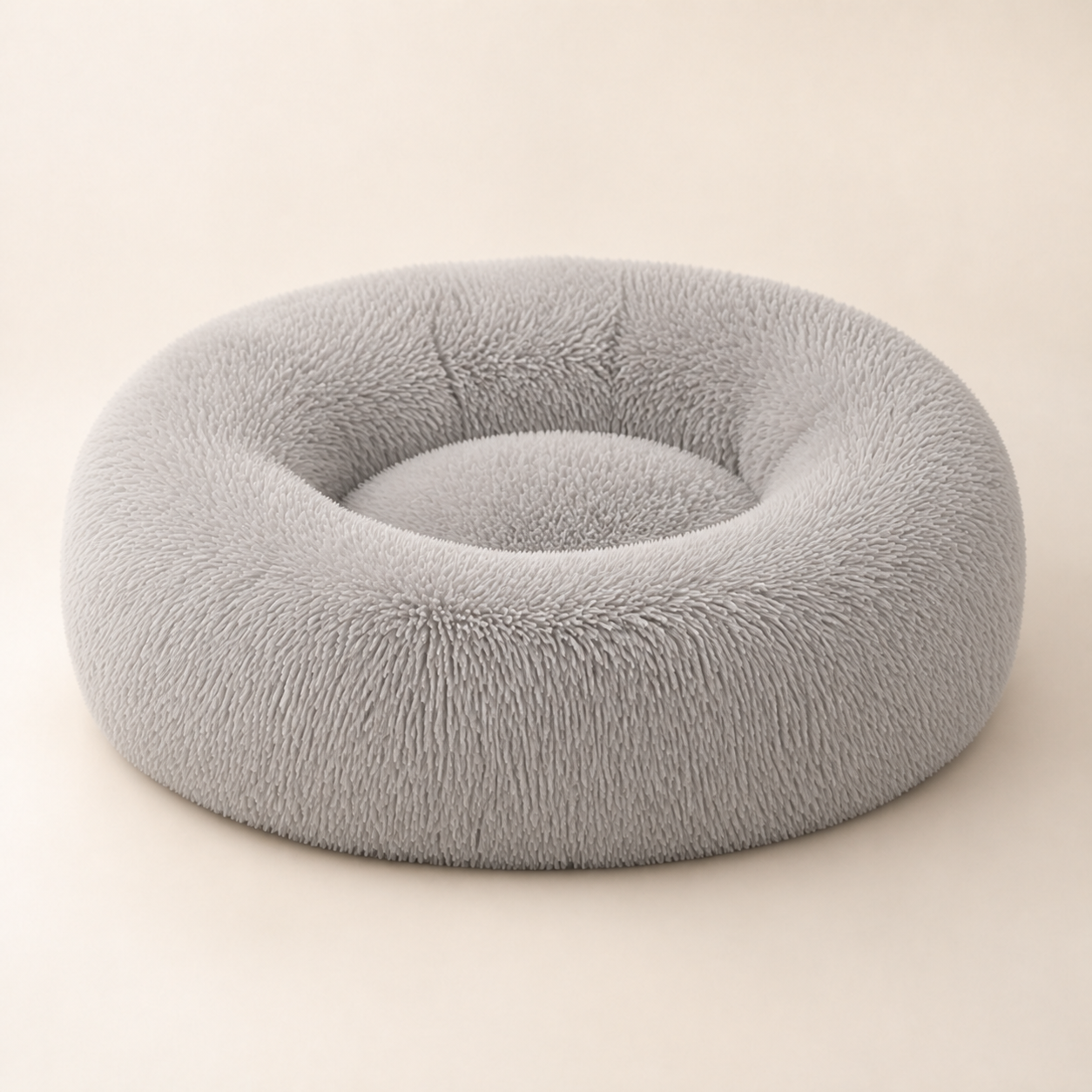 Rosie Cloud Bed in Cloud Grey, empty studio product view